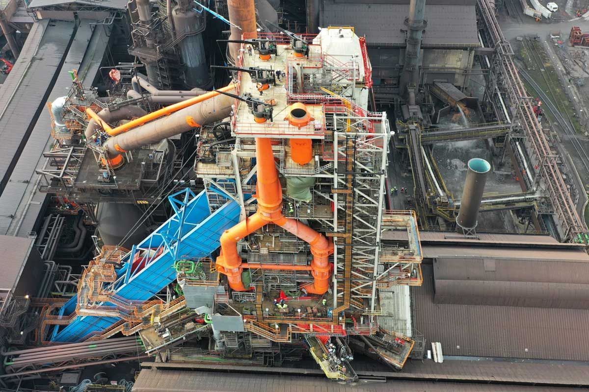 ArcelorMittal Belgium huldigt hoogoven van de toekomst in